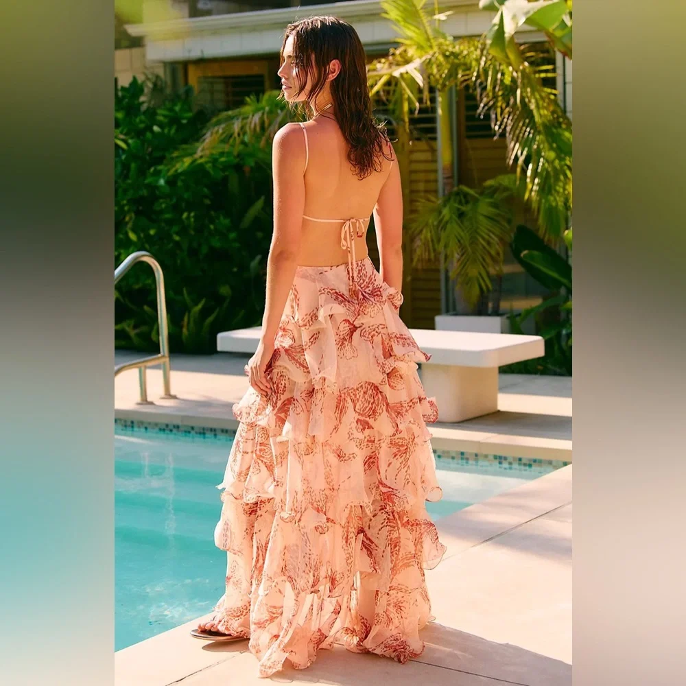 PatBo Sunset Butterfly Maxi Dress - Picture 2 of 9